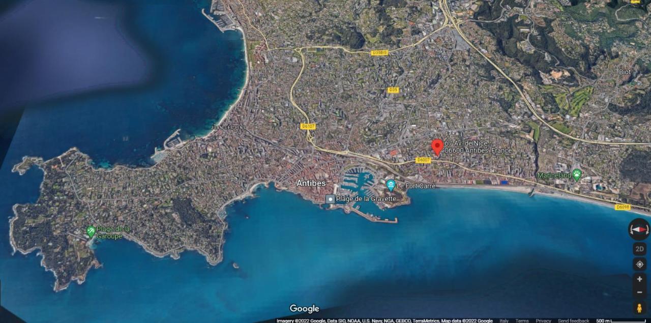 Antibes Secured Parc Velusine With Private Parking, Terrace, Pools And Tennis Courts. Екстериор снимка