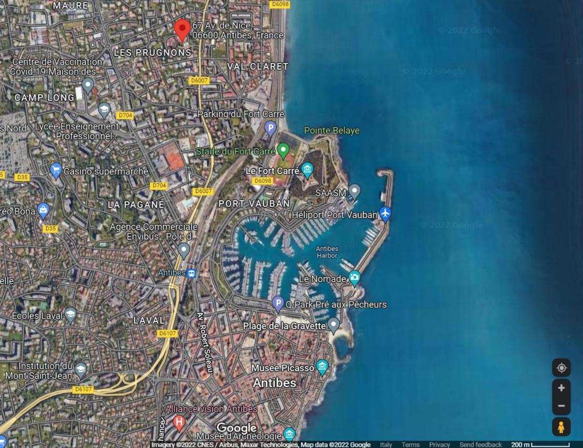 Antibes Secured Parc Velusine With Private Parking, Terrace, Pools And Tennis Courts. Екстериор снимка